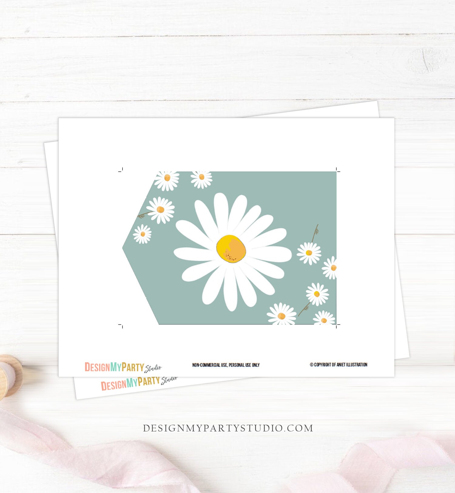 Daisy A Z Banner Birthday Baby Shower Alphabet Numbers Happy Etsy