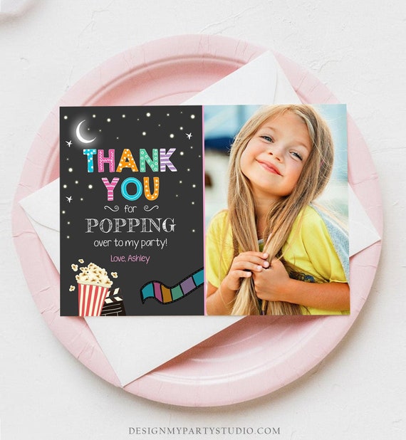 Editable Movie Night Thank You Card Under The Stars Backyard Movie editable-movie-night-thank-you-card-under-the-stars-backyard-movie
