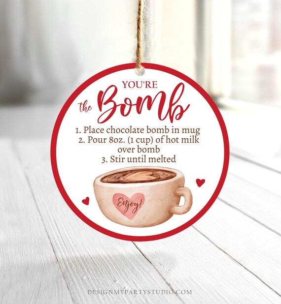 Editable Valentine Hot Chocolate Bomb Tags Bomb Instructions Hot Cocoa editable-valentine-hot-chocolate-bomb-tags-bomb-instructions-hot-cocoa