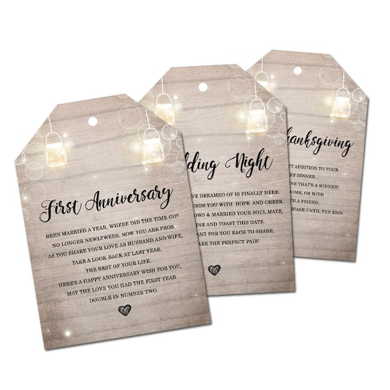 Wedding Milestone Tags Milestone Wine Labels Wine Basket Tags - Etsy
