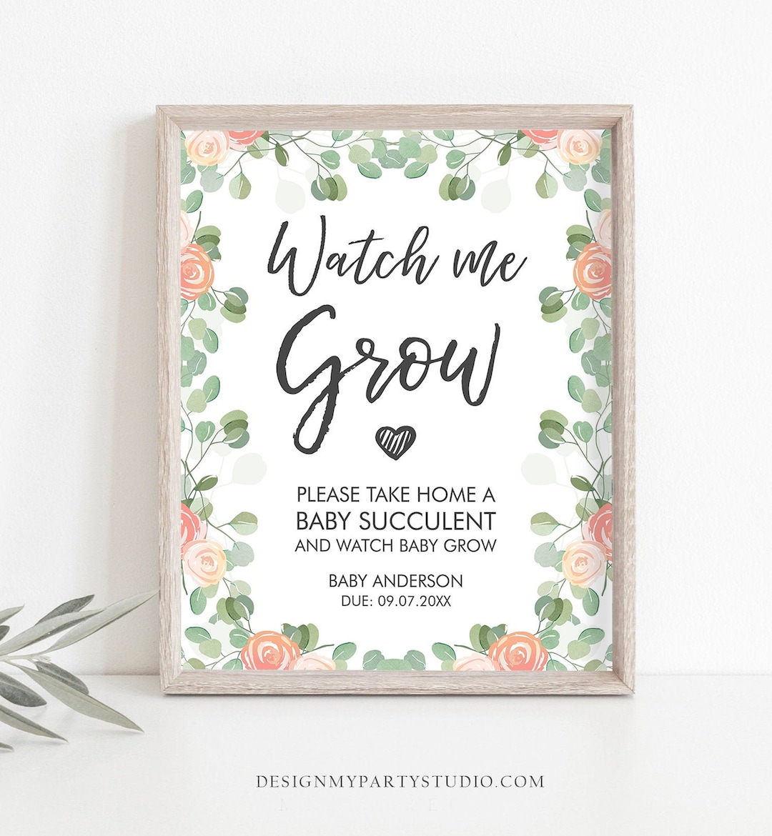 editable-watch-me-grow-baby-shower-favor-watch-me-grow-sign-favor-sign-succulent-floral-take-a-succulent-digital-template-printable-0029-etsy