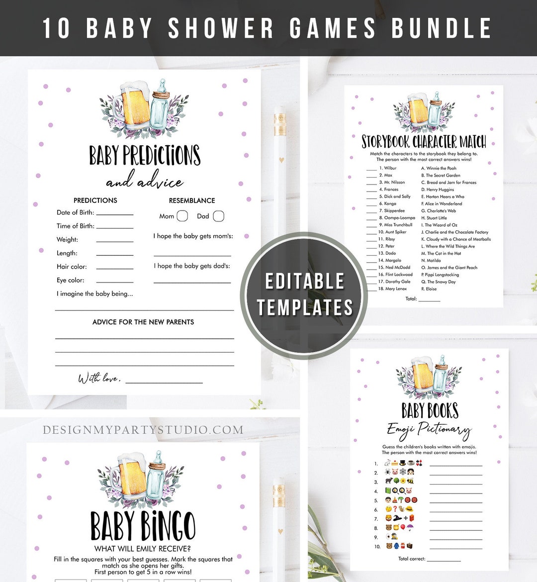 editable-baby-is-brewing-baby-shower-games-bundle-brewing-etsy