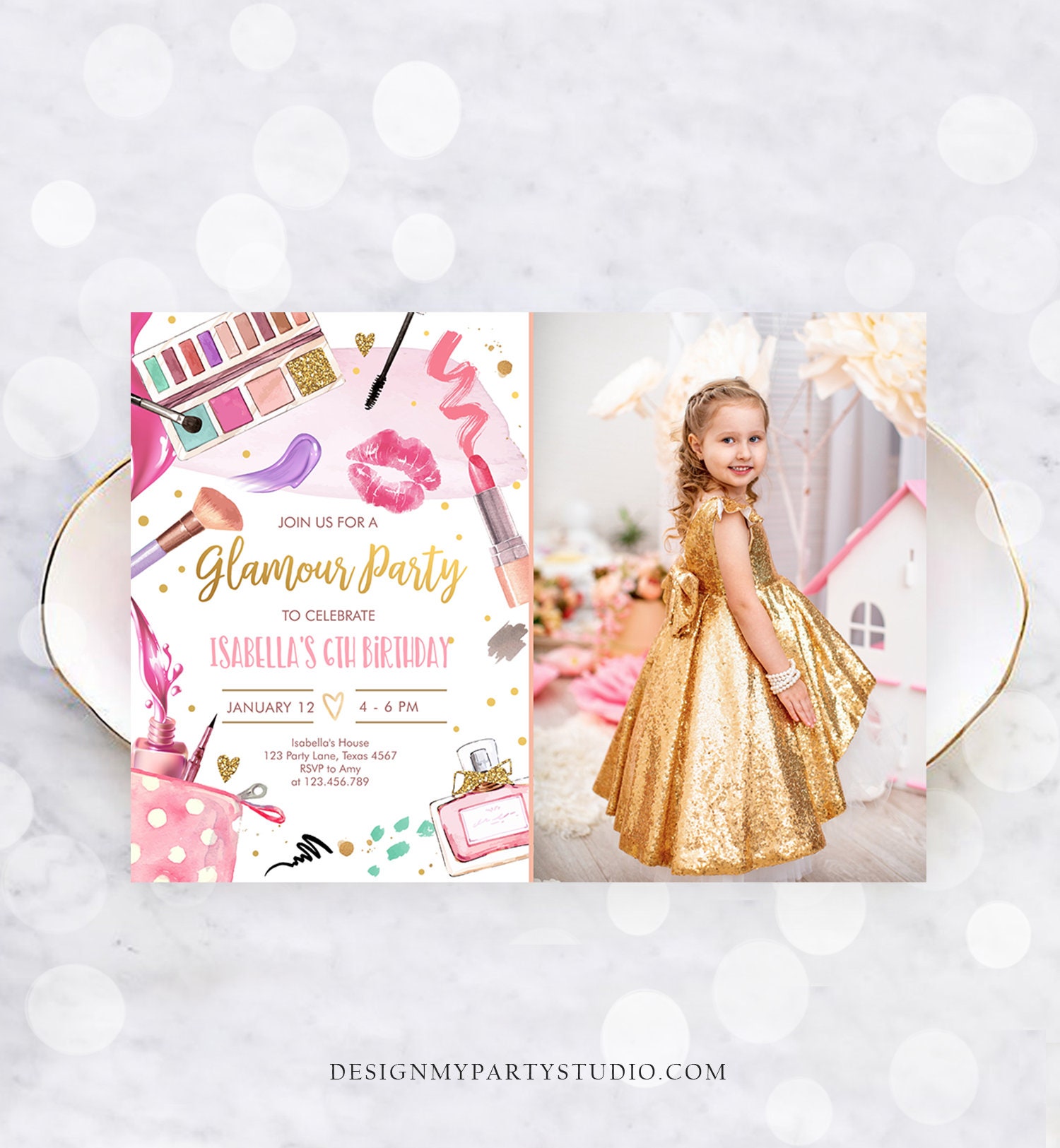 Birthday Party and Glam Spa - Etsy