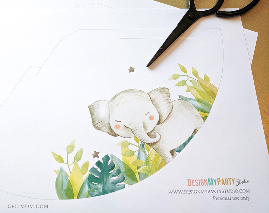 Printable Party Hats Party Animals Birthday Party Birthday - Etsy