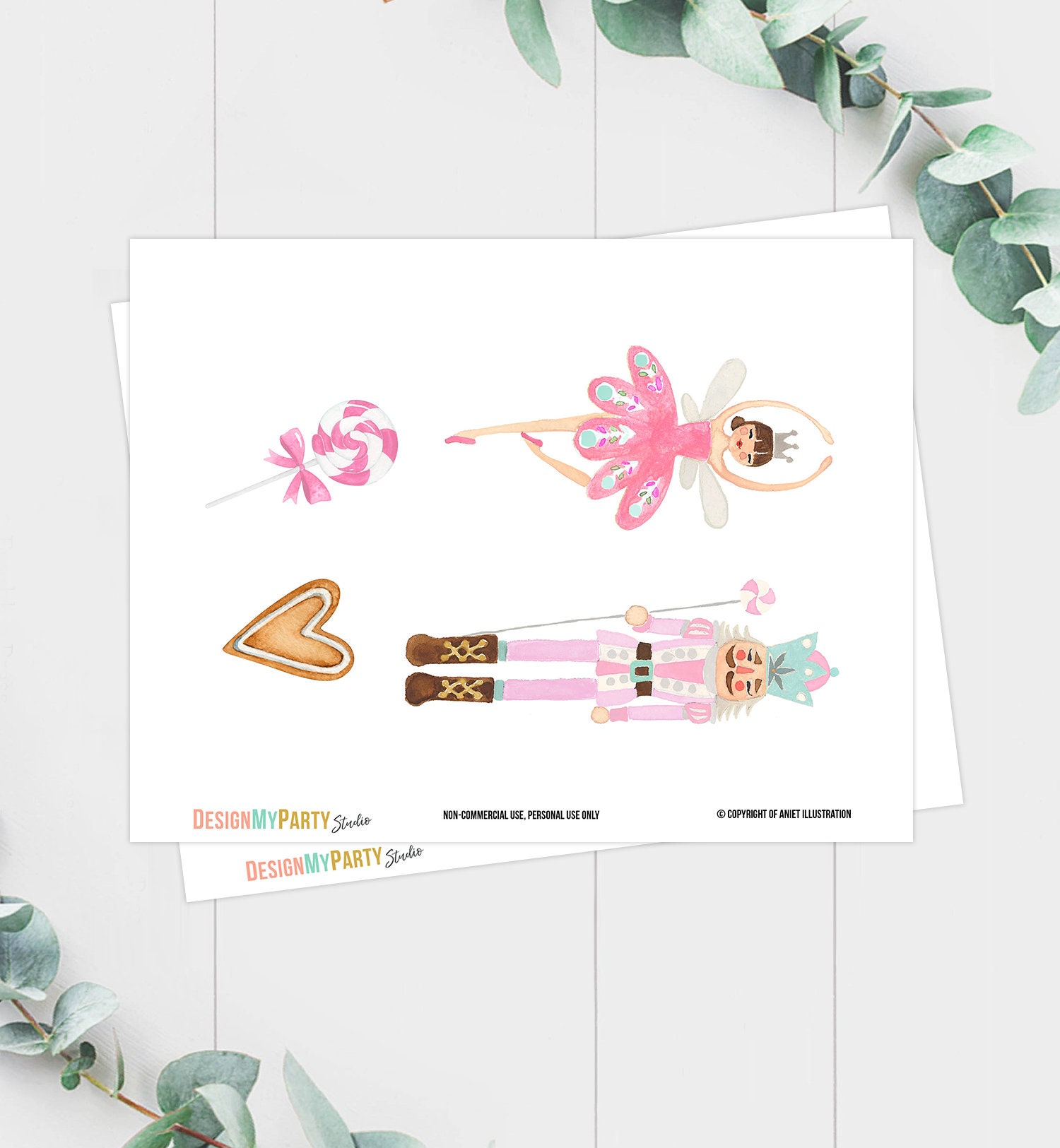 Printable Nutcracker Cake Topper Nutcracker Centerpieces Land | Etsy Canada