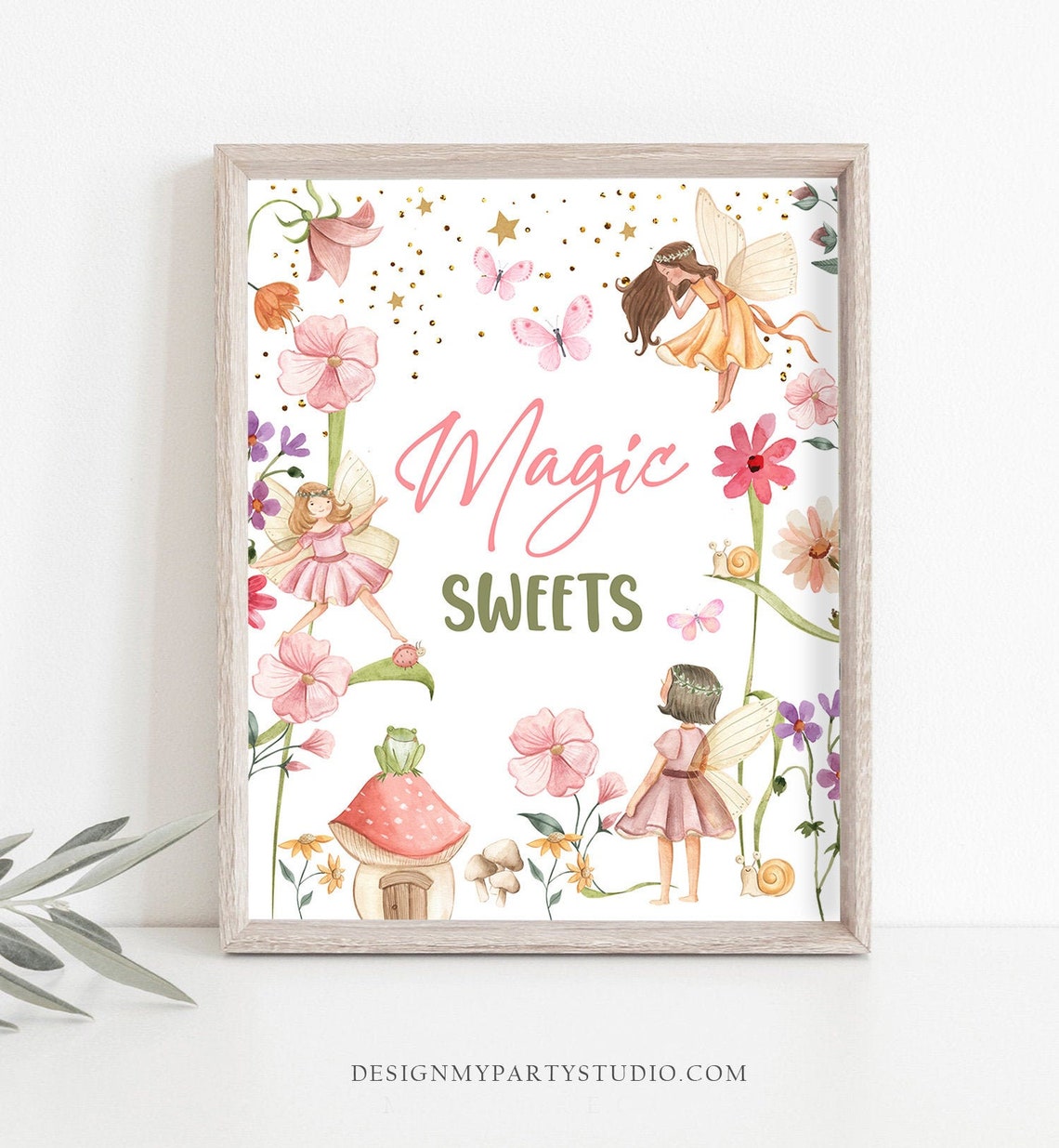 Magic Sweets Sign Fairy Birthday Sign Favors Table Decor - Etsy