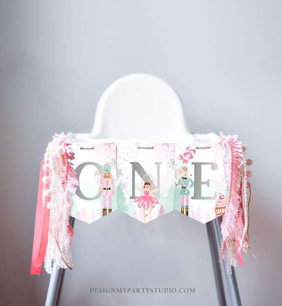 High Chair Banner Nutcracker Birthday Girl Land of Sweets Nutcracker