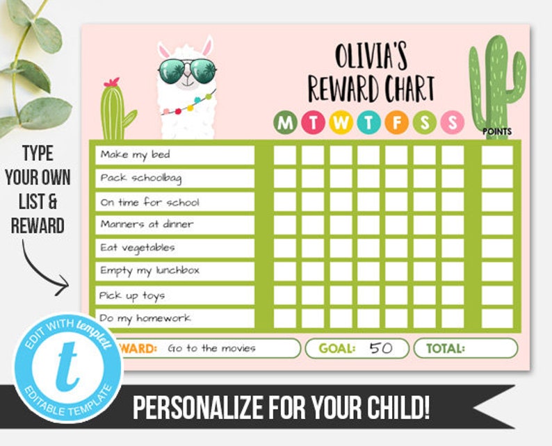 My Responsibility Chart Printable