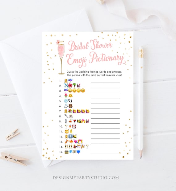 Editable Emoji Pictionary Bridal Shower Game Brunch And Bubbly editable-emoji-pictionary-bridal-shower-game-brunch-and-bubbly