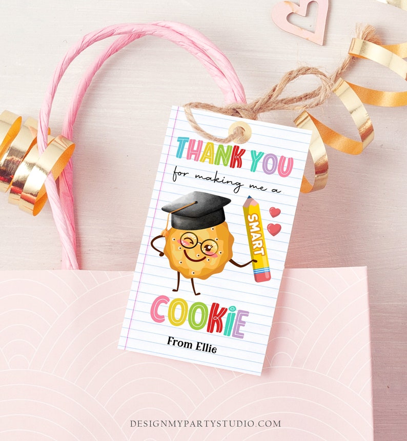 Editable Teacher Appreciation Tags Teacher Tag Thank You Making Me One ...