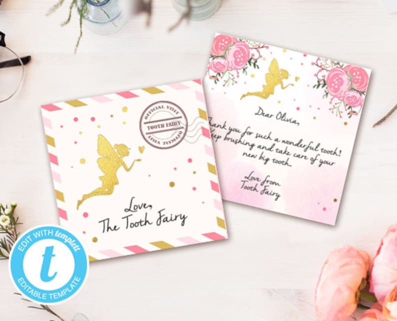Enamel fairy letter Enamel fairy envelope Fairy package Milestone Enamel little one teeth Fairy notice Editable Template Mini letter 3x3\ graphic regarding Free Printable Tooth Fairy Letter and Envelope called Teeth fairy letter Teeth fairy envelope Fairy package Milestone Teeth youngster teeth Fairy observe Editable Template Mini letter 3x3\