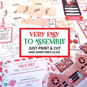 Printable Elf Kit 24 Days Bundle Christmas Elf Props Kit Instant ...