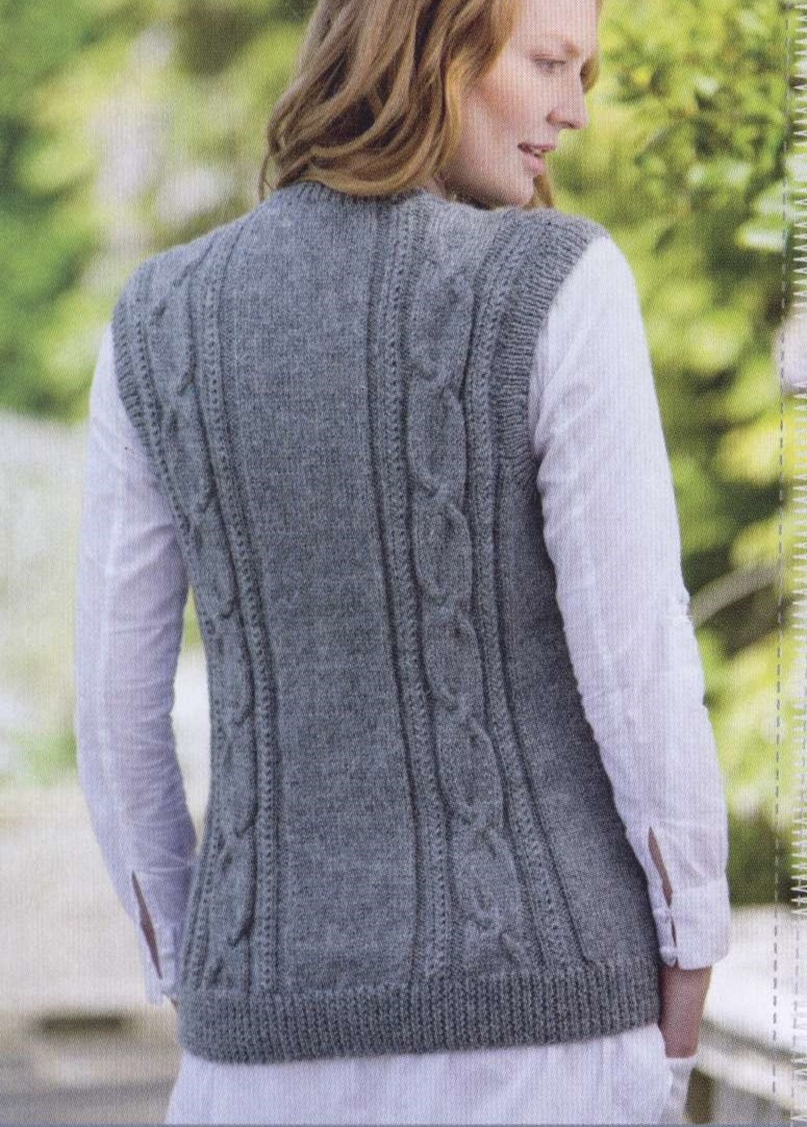 Vest TANK TOP KNITTING Pattern Woman knit pattern blouse Knit Etsy