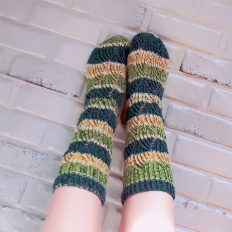 Slipper socks Wool socks women Boot socks Knitted wool socks Hand knit socks Winter socks Colorful socks Knit socks women Cute socks
