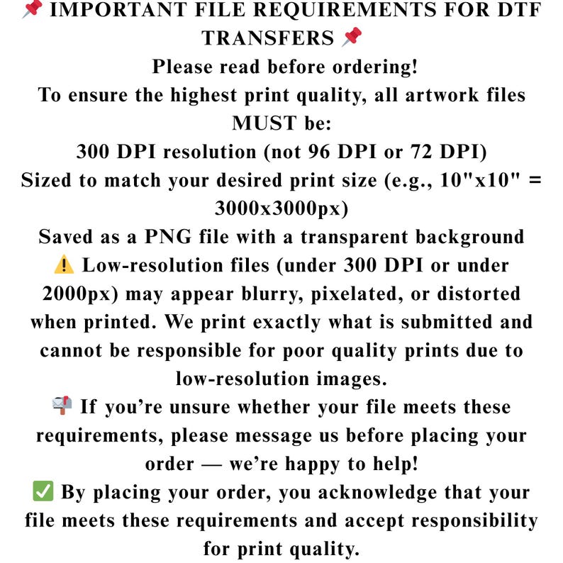 Transferencia DTF personalizada: lista para imprimir, impresión a todo color imagen 8