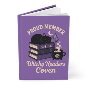 Witchy Readers Coven Journal: Personalized Book Lover Notebook image 4