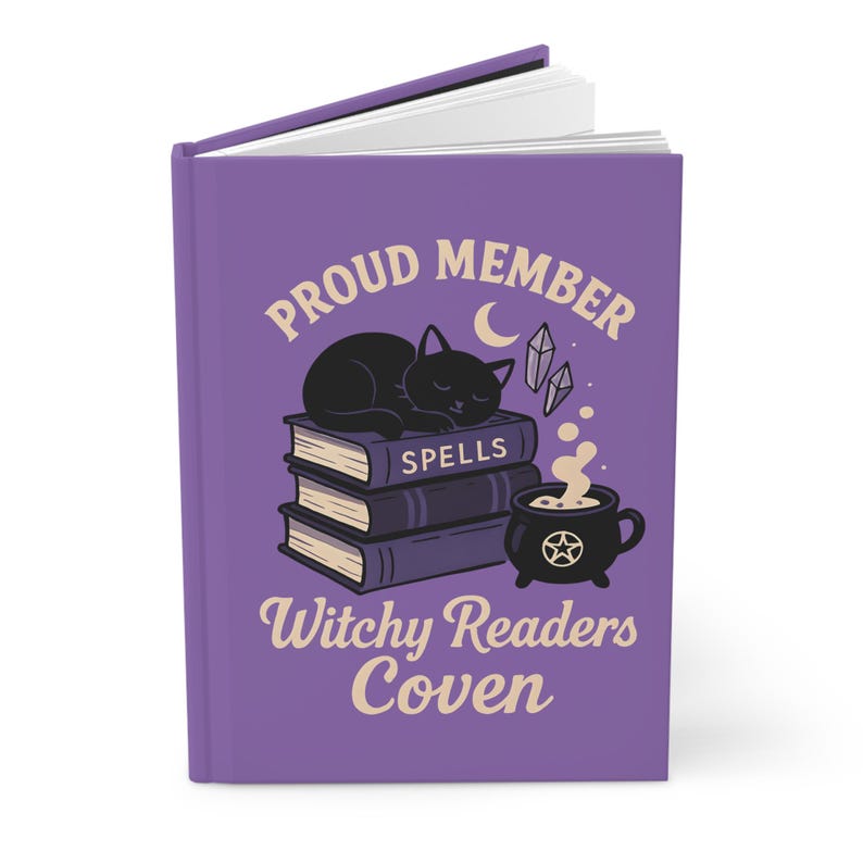 Witchy Readers Coven Journal: Personalized Book Lover Notebook image 4