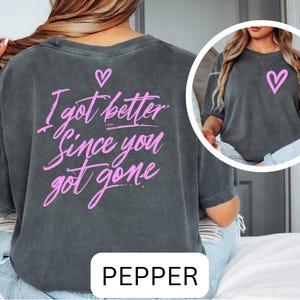 Western Cowgirl Graphic Tee: I Got Better Since You Got Gone Oversized T-Shirt