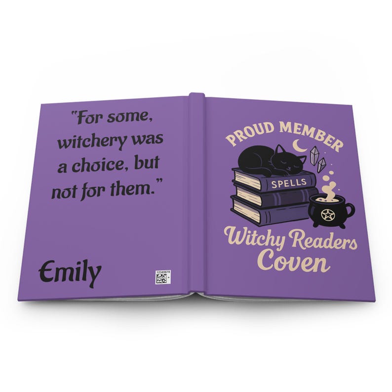 Witchy Readers Coven Journal: Personalized Book Lover Notebook image 1