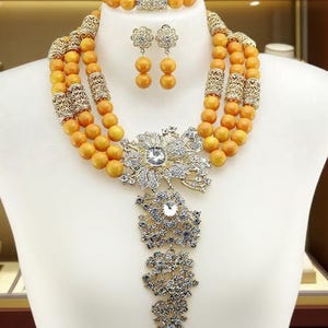 Fashion jewelry set,glass jewelry set, wedding jewelry set,Nigeria style jewelry set