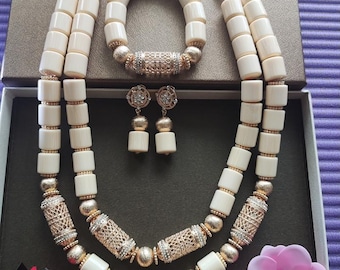 Fashion Necklace Earrings set, Bridal jewelry set, women party jewelry set, gift for her