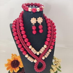 African fashion jewelry set, women bridal jewelry set, Prom jewelry set,Party jewelry set