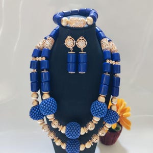 Fashion jewelry set,Nigerian necklace set, Nigeria wedding jewelry set, Bridal necklace set