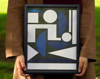 Auguste Herbin Abstract Art Print: Geometric Exhibition Poster (Digital Download)