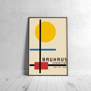 BAUHAUS 1923 Poster - Printable Wall Art, Classic Advertising Print, Vintage Elegant Poster, Digital Download