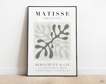 Matisse Berggruen Exhibition Poster: Abstract Gallery Wall Art (Digital Poster)