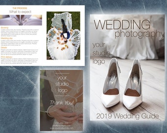 Photography Brochure 2019 Photographer Wedding Welcome Guide Template - Wedding Photography Price Template, brochure, photography magazine