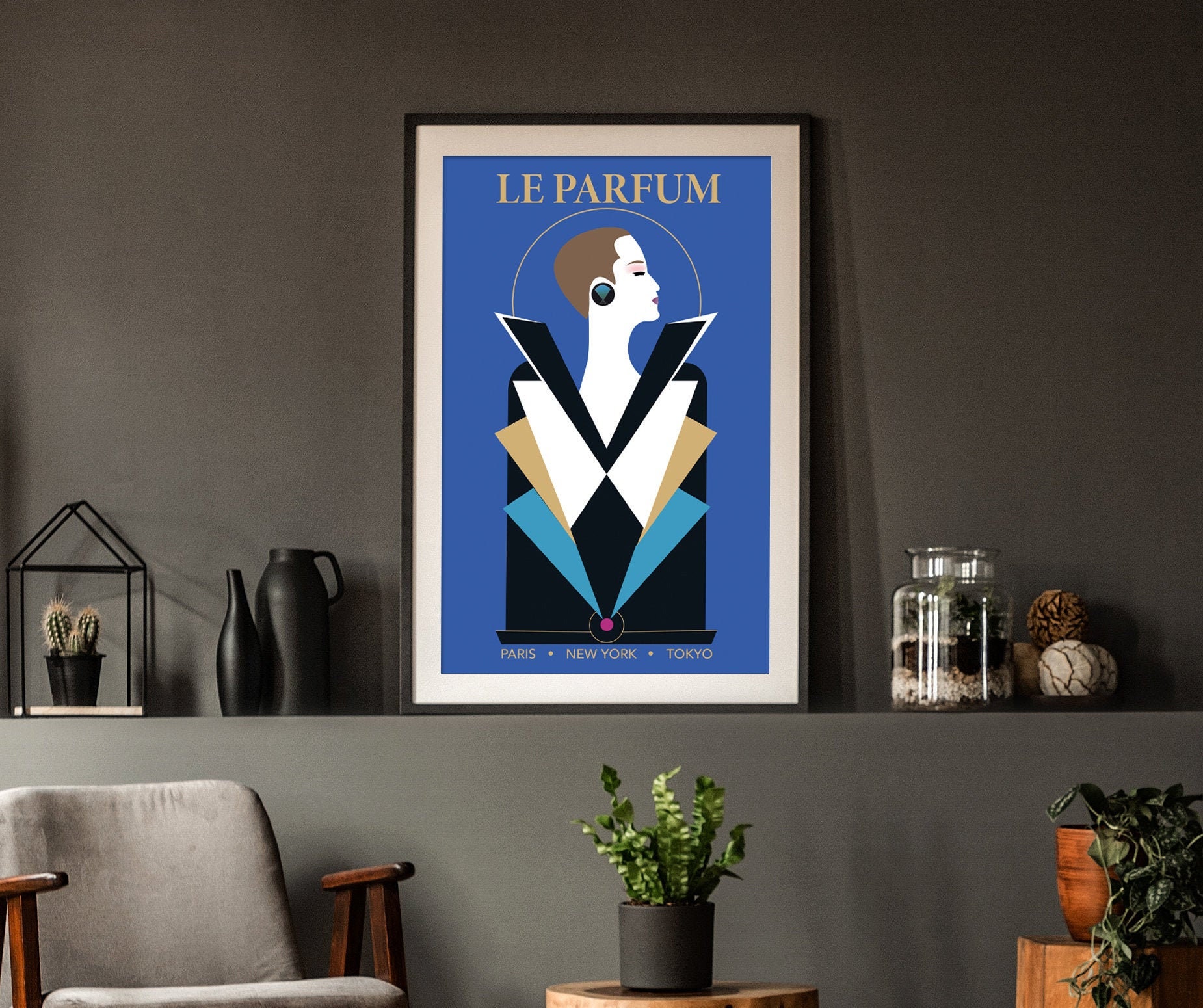 Framed Poster by Gérard Courbouleix–Dénériaz, Razzia
