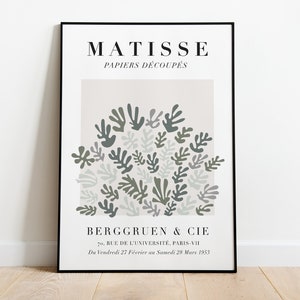 Matisse Berggruen, Abstrakt, Druckbare Wandkunst, Henri Matisse, Ausstellungsposter, Galerie Wandset, PosterKunst, Digitales Poster