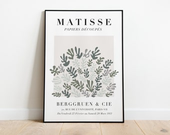 Matisse Berggruen Exhibition Poster: Abstract Gallery Wall Art (Digital Download)