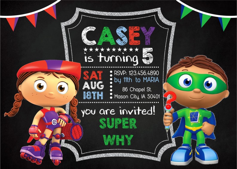 Tremendous Why Invitation, Tremendous Why Social gathering Invites, Tremendous Why Birthday Invitation, Birthday Occasion Invitations, Tremendous Why Printable Bash Invite picture about Super Why Printable identified as Tremendous Why Invitation, Tremendous Why Social gathering Invites, Tremendous Why Birthday Invitation, Birthday Occasion Invitations, Tremendous Why Printable Celebration Invite