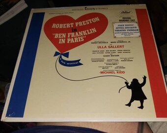 Broadway Ben Franklin in Paris sealed Brand new old stock NOS vintage vinyl record NWT musical Robert Preston