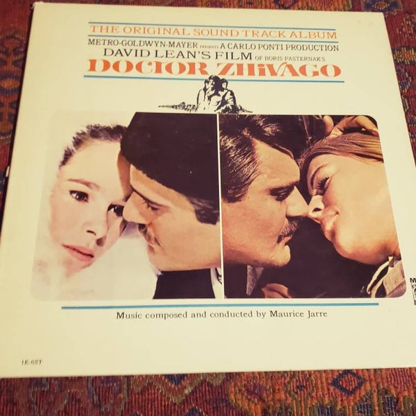 Doctor Zhivago soundtrack 1960s vintage vinyl record album LP