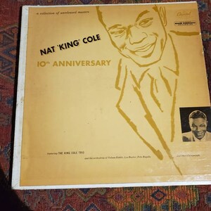 Nat King Cole  10th anniversary vintage vinyl record album LP