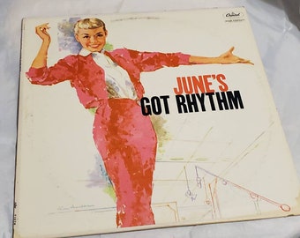 June Christy 1958 album- June's got rhythm vinyl record album LP