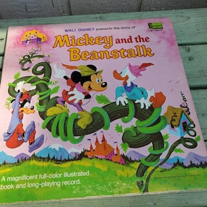 Mickey and the beanstalk vinyl record album LP 1968
