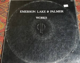 Emerson Lake Palmer works vintage vinyl record album LP  gatefold