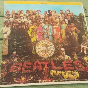 The Beatles Sgt. Peppers vinyl record album LP