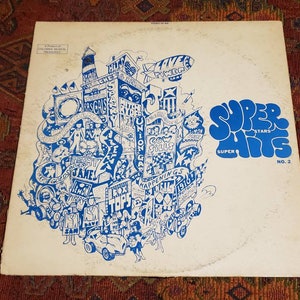 1960s Super stars super hits vol 2 vintage compilation vinyl record album LP