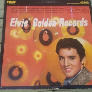 Elvis Presley Golden Hits vinyl record album LP
