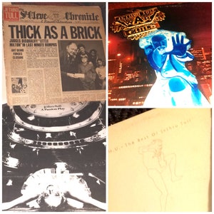 Jethro Tull 4 vinyl record LP album collection