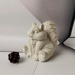 3D Squirrel Silicone Mold: Soap, Candle, Candy, Resin
