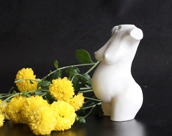Pregnant Female Torso Silicone Mold: Candle & Soap Making, Resin Art