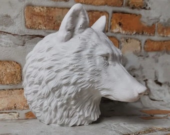 3D Wolf Silicone Mold: Candle, Soap, Resin, Candy