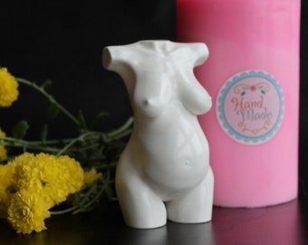 Pregnant Female Torso Silicone Mold: Candle & Soap Making, Resin Crafts