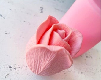Molde de silicona con forma de rosa: Fabricación de jabón y velas, Molde de resina